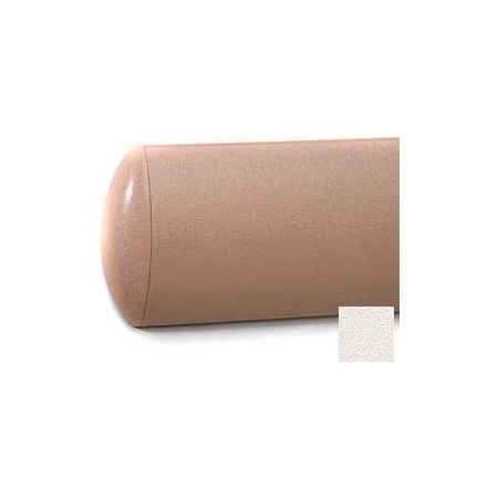 Pawling Crescent Shaped Wall Guard W/Rec. Plastic Clip Retainer System, 5"H x 12'L, Pearl WG-5C-12-361